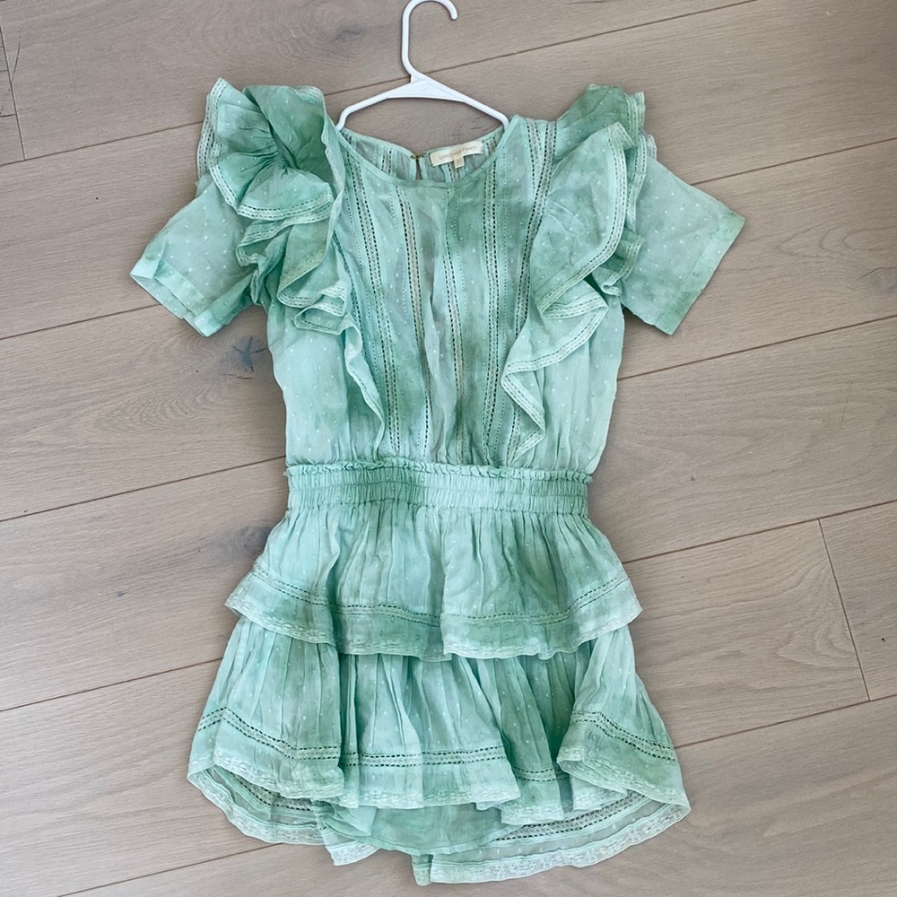 love shack fancy petite mint green dress